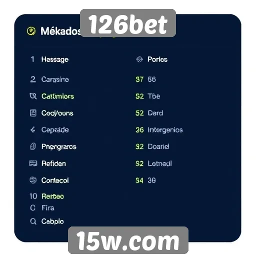 Métodos de pagamento disponíveis no 126bet